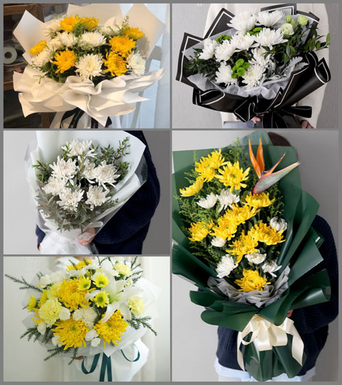 广东梅州市五华县安流镇福华村白事花束代送